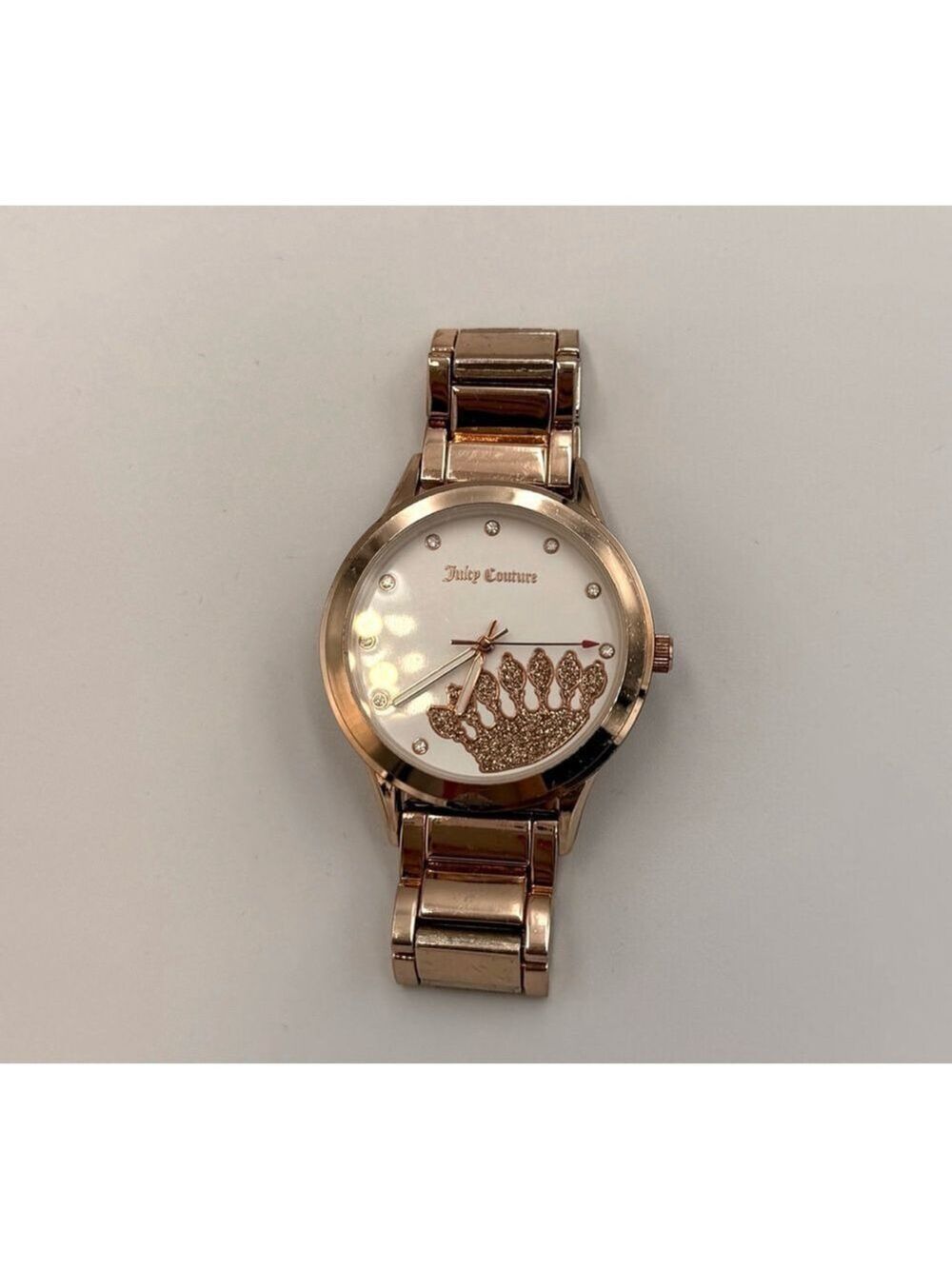 Juicy Couture Gold Crown Watch – Crystal Accents, Elegant Bracelet Style 2240 - Picture 2 of 3